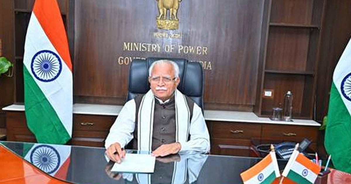 Lok Sabha Elections 2024 | Manohar Lal Khattar takes charge as Power Minister
