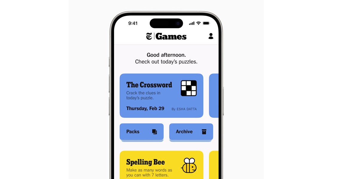 New York Games app.