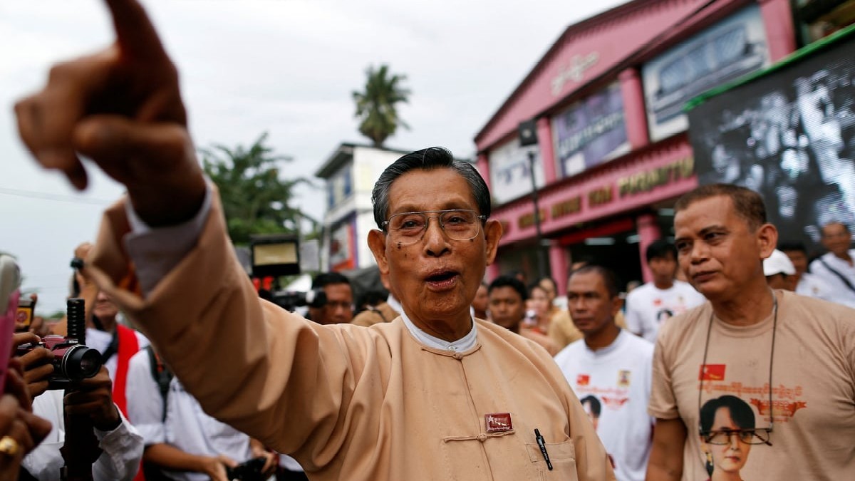 Tin Oo, embattled pro-democracy leader in Myanmar, dies at 97