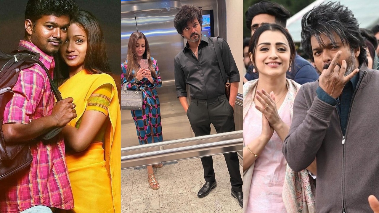 Trisha Krishnan & Thalapathy Vijay's viral pictures...