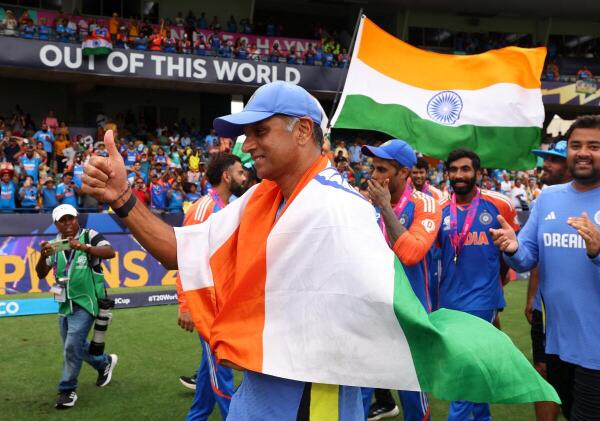  Outgoing coach Rahul Dravid Dravid celebrates his team's victory. Dravid's tenure as India head coach, which got a glorious closure with the T20 World Cup triumph, will remain a case study on how to be stately and understated at the same time in modern-day cricket coaching.