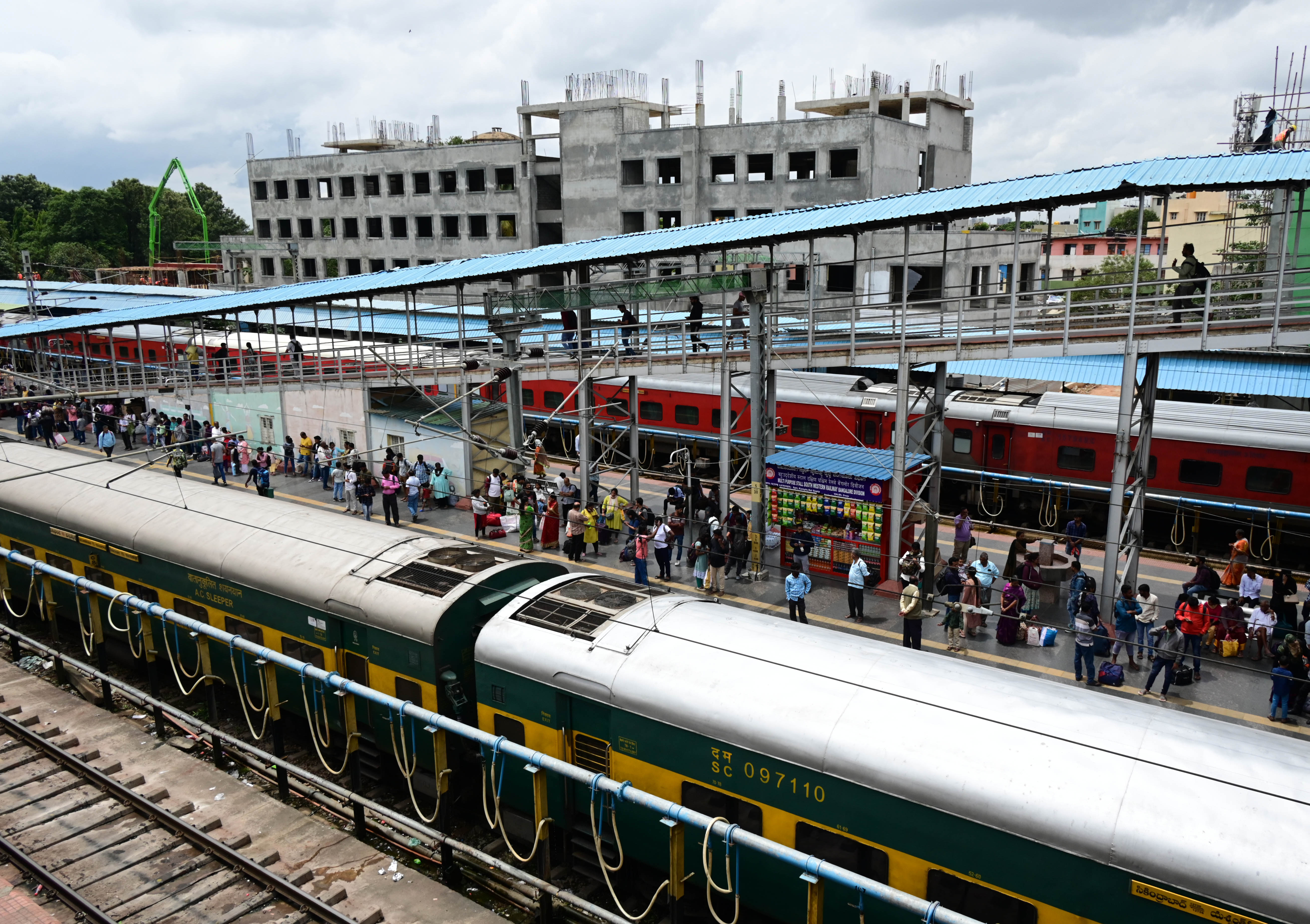 The Yeshwantpur Railway Station. 