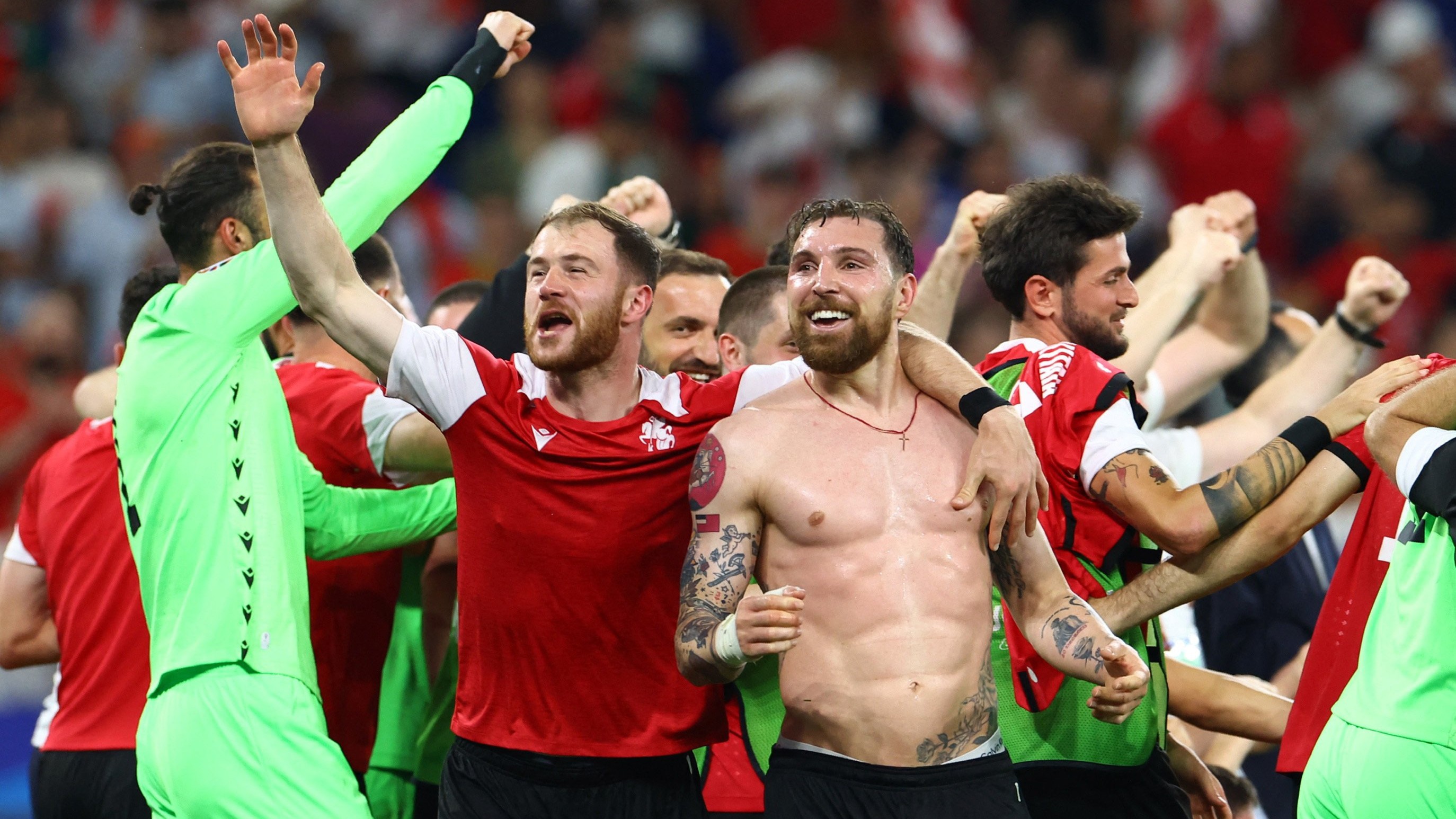 Euro Cup 2024: Georgia stuns Portugal in 2-0 win to advance to knockouts