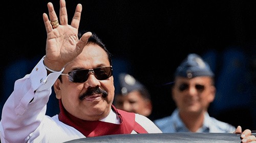 Former Lankan President Rajapaksa leaves for China
