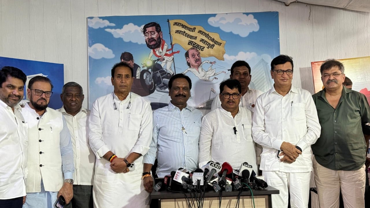 Maha Vikas Aghadi leaders meeting in Mumbai on the eve of legislature session.