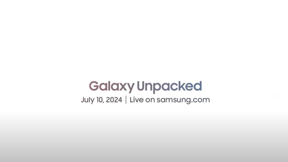 Samsung Galaxy Unpacked 2024 media invite.