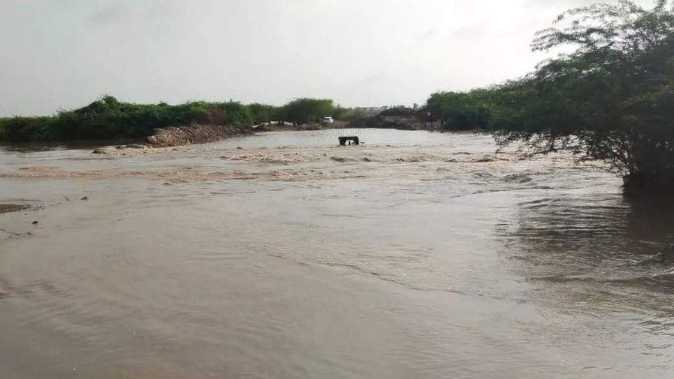Karnataka's Doni river flowing above danger level