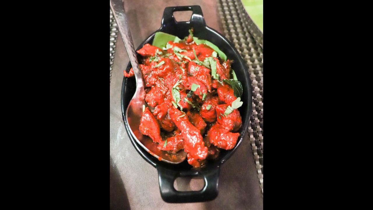 Chettinad Kaaram Kozhi.