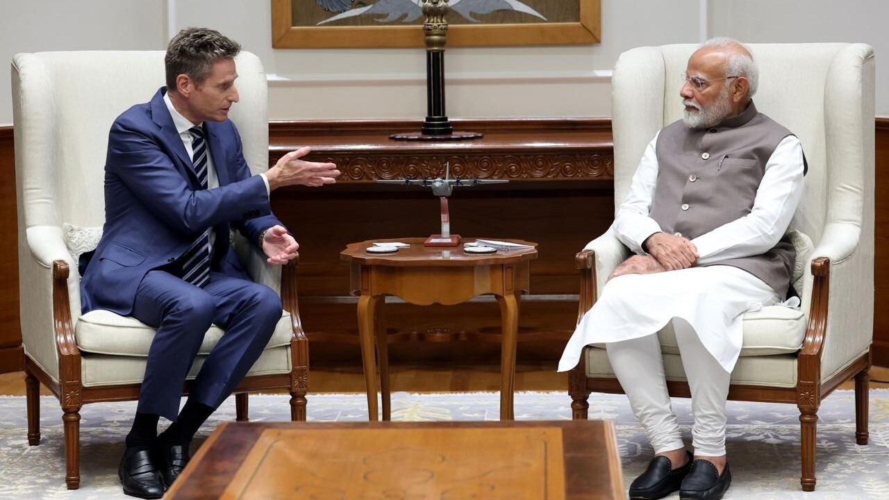 Narendra Modi meets defence major Lockheed Martin's CEO