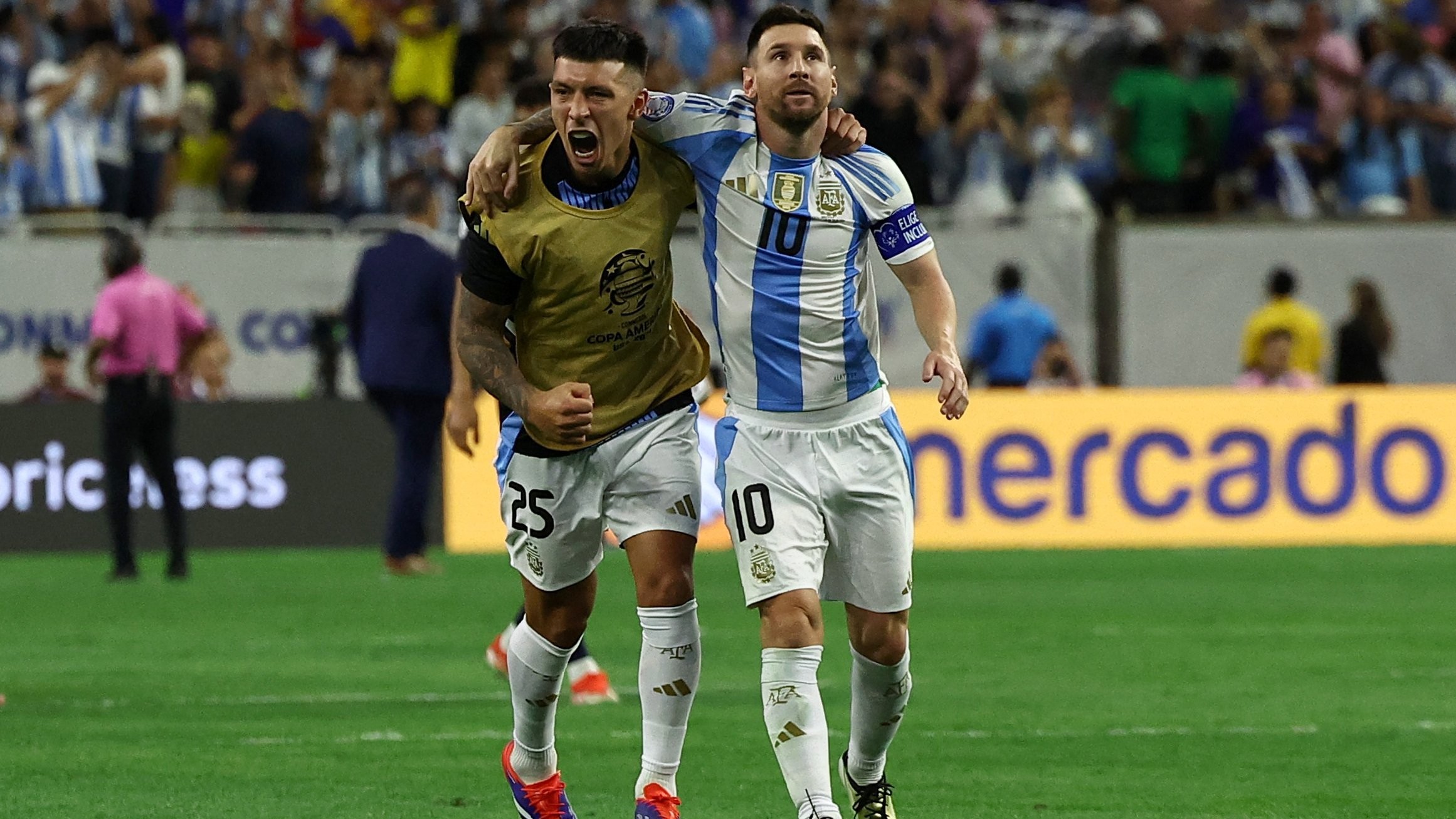Argentina beat Ecuador on penalties to move into Copa America semis