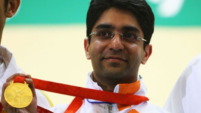 Abhinav Bindra created history by becoming the first Indian to win individual Olympic gold medal. He secured the gold in men’s 10m air rifle shooting at the Beijing Olympics in 2008.