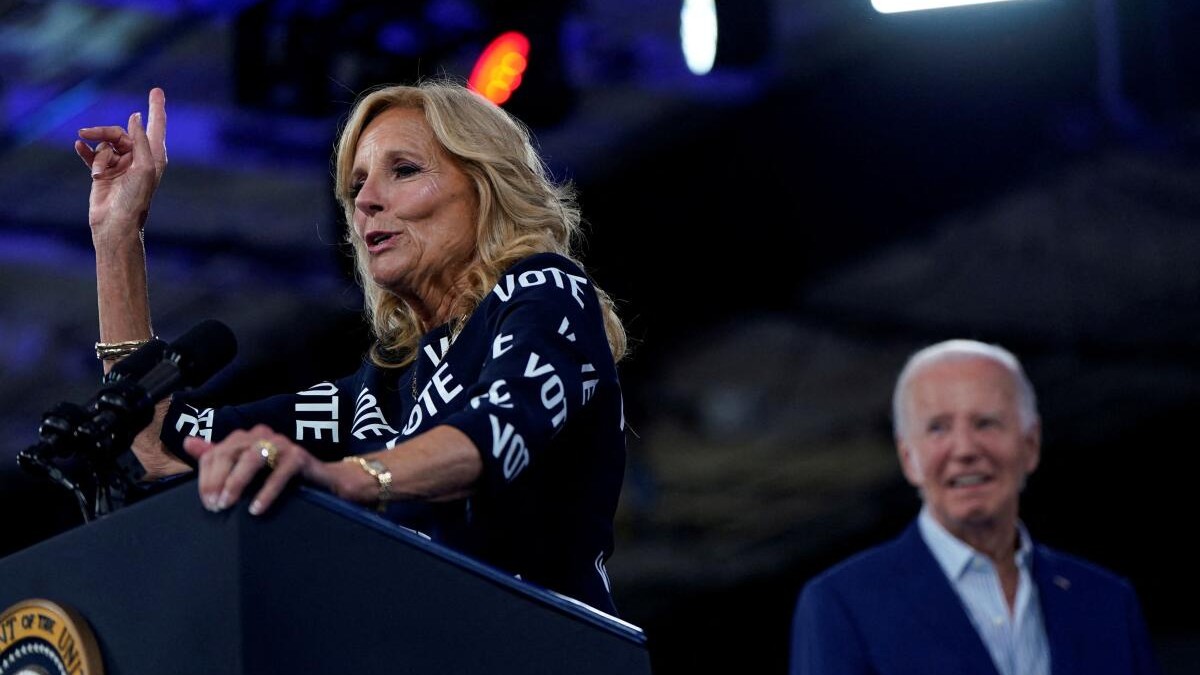 Jill Biden a fierce advocate for Joe Biden remaining in the race