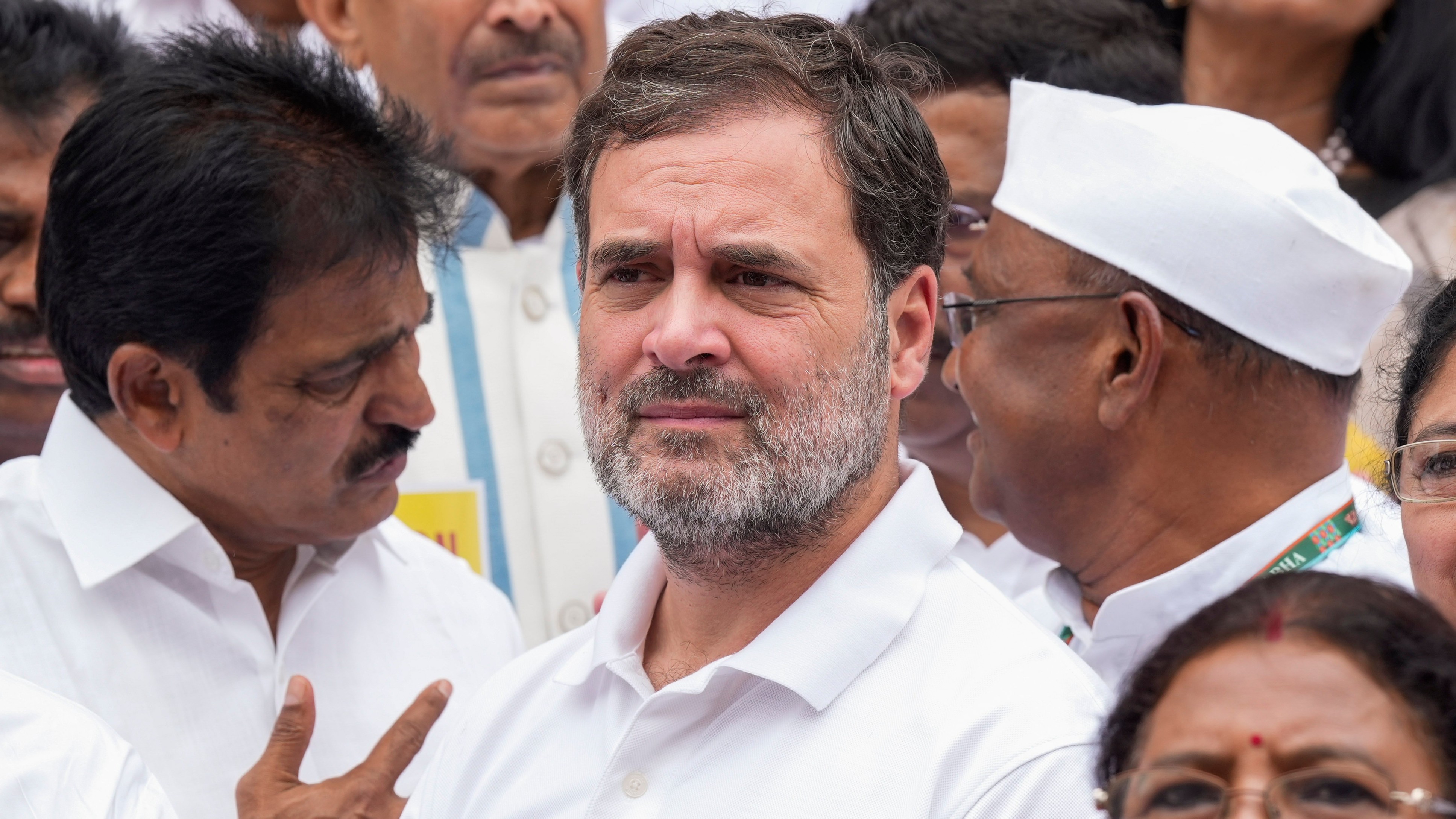 Rahul Gandhi seeks discussion on NEET in Lok Sabha, opposition walks out