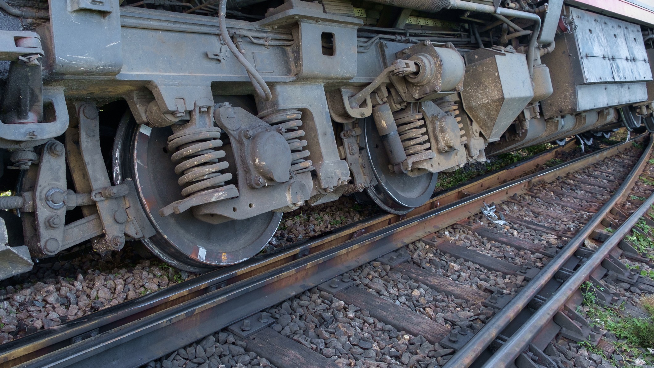 Goods train derails in UP's Sonbhadra; track found broken in Jaunpur