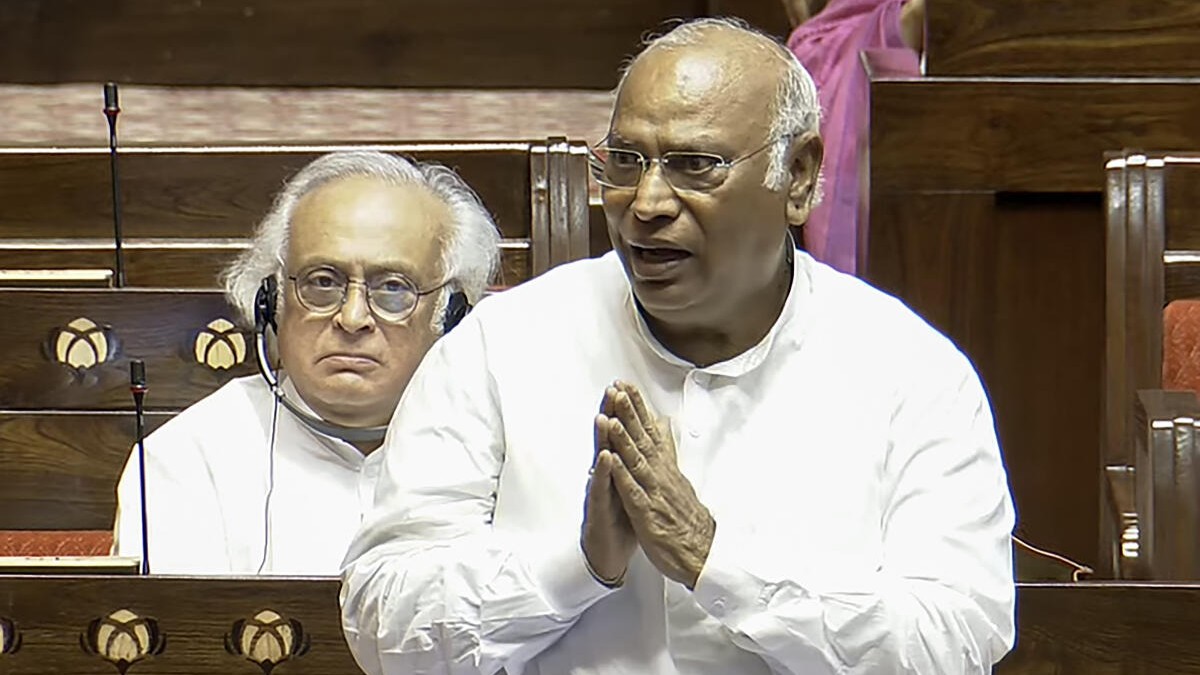 Emotional Kharge urges Chair to expunge 'parivarvaad' allegations against him by BJP MP