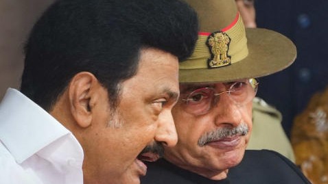 Stalin attends Governor’s reception, DMK MLAs stay away