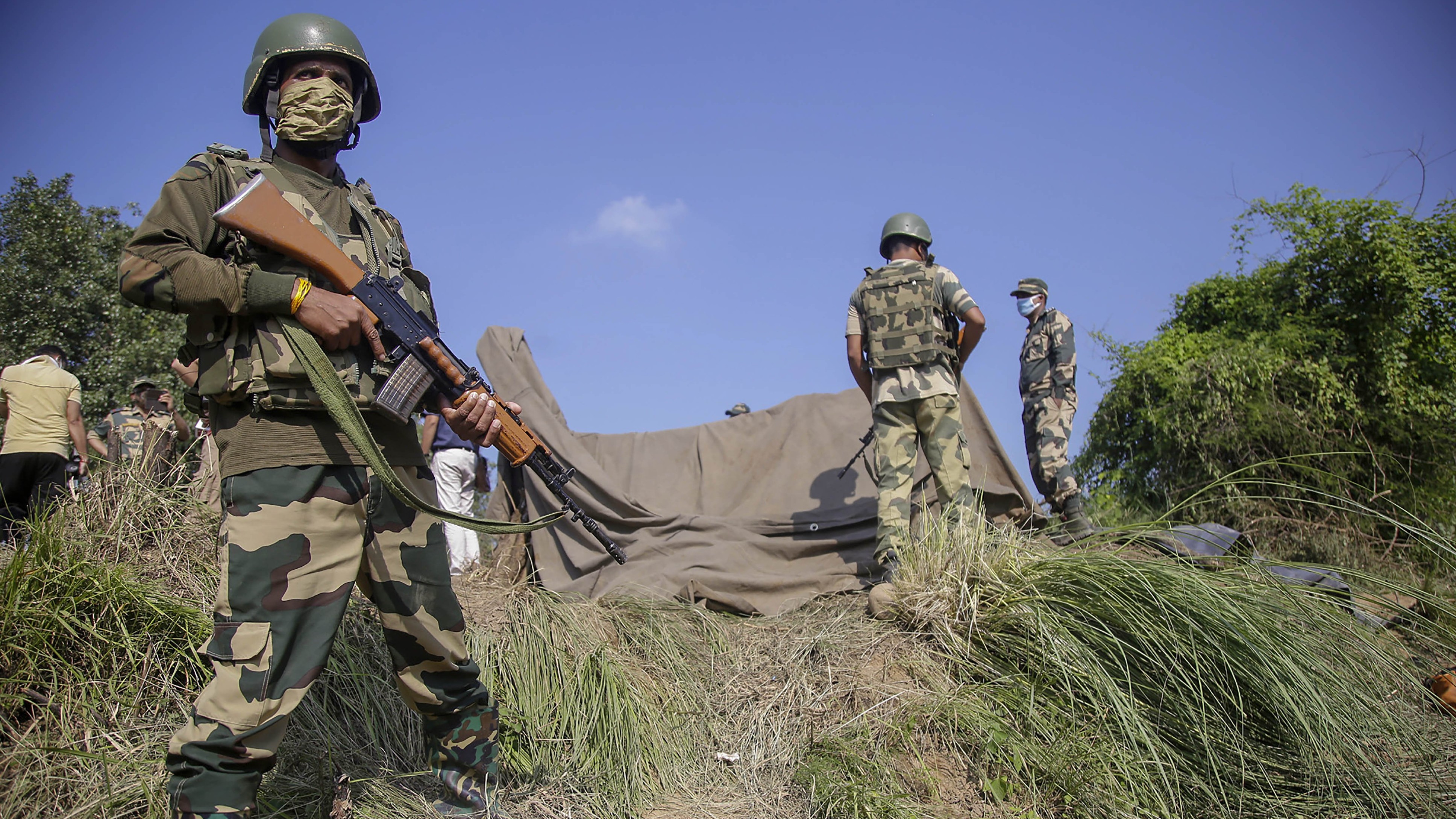 J&K security forces recover arms in Samba district