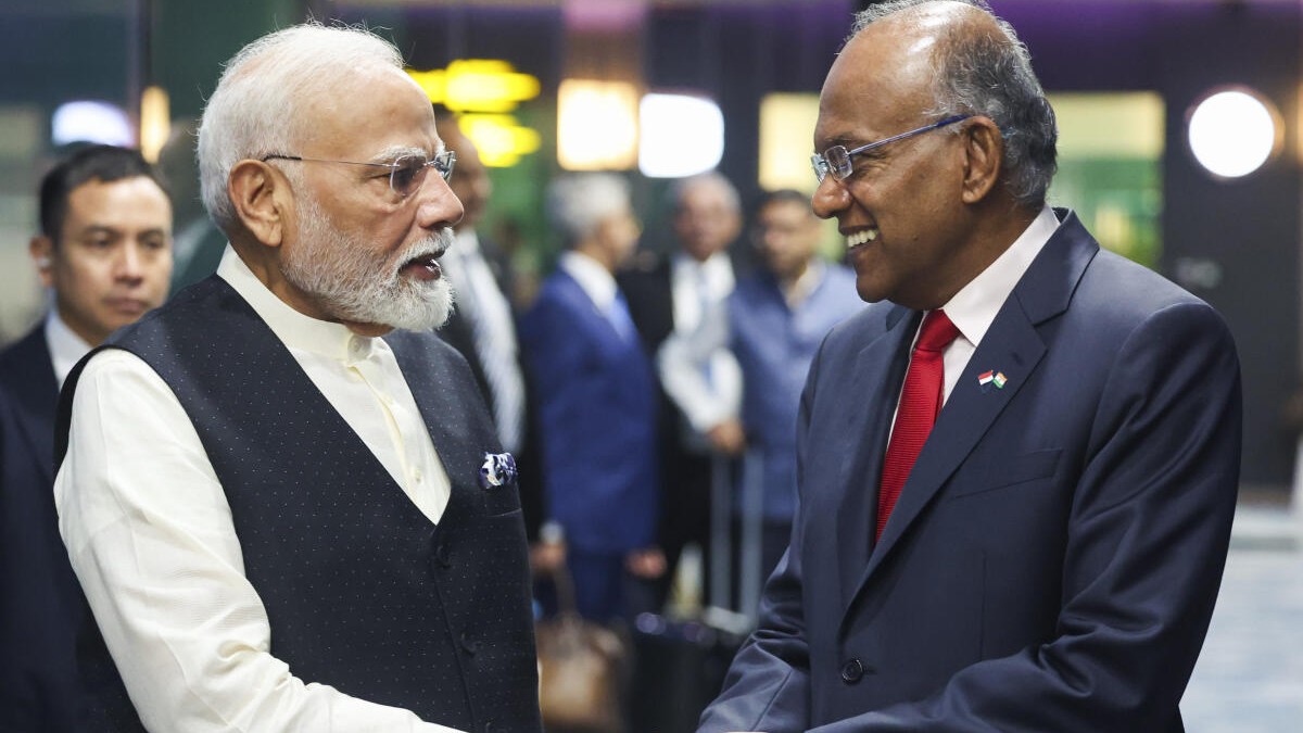 PM Modi leaves for home after concluding his 2-nation visit to Singapore and Brunei