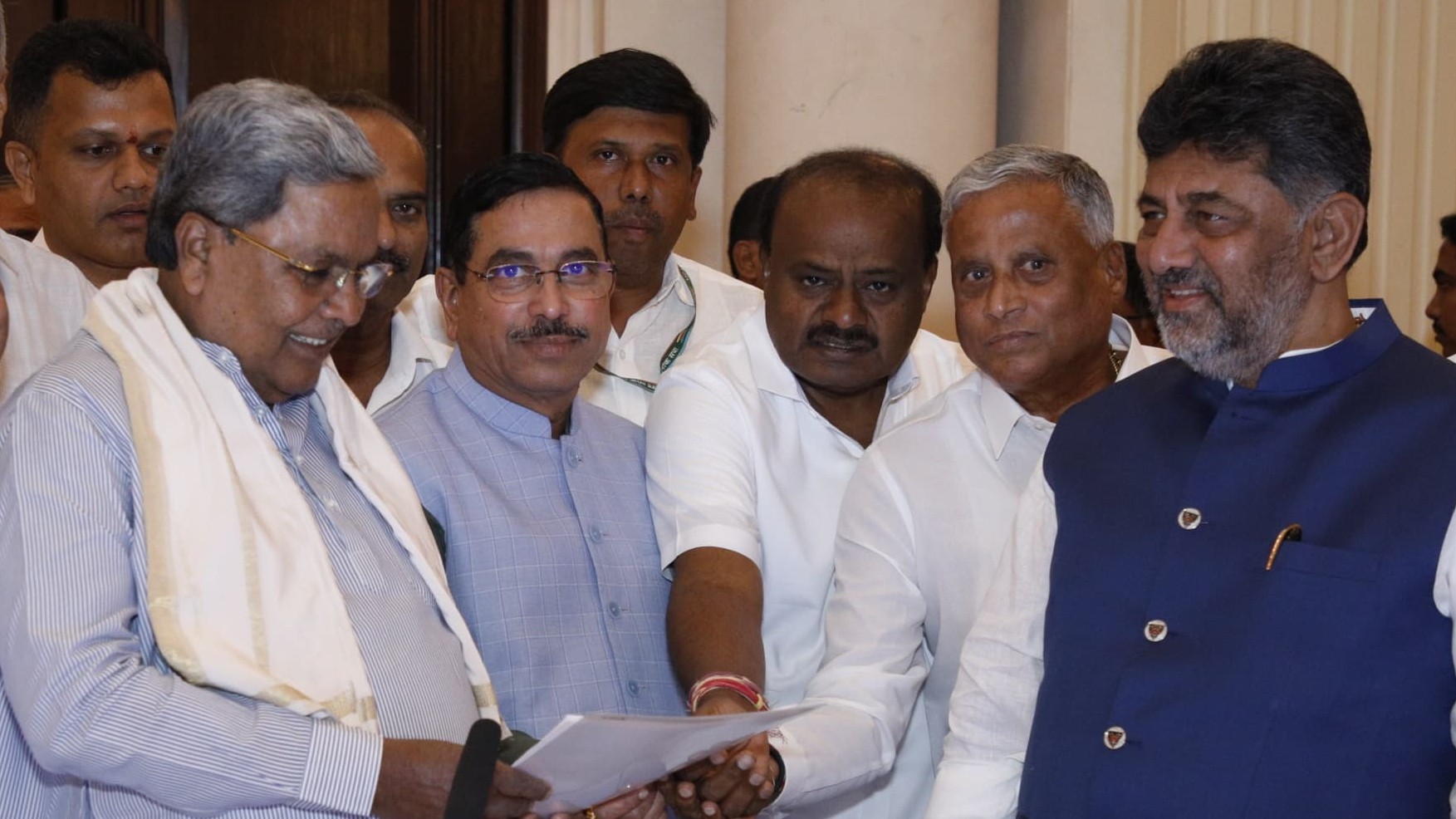 Get approval for Mahadayi project: D K Shivakumar tells Union Minister Pralhad Joshi 