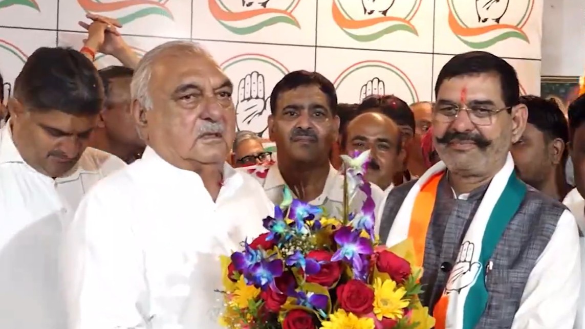 Haryana Assembly Elections 2024: BJP party's state VP G L Sharma joins Congress