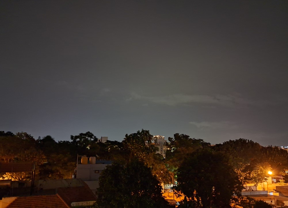 Samsung Galaxy M35 5G's camera sample night mode on.