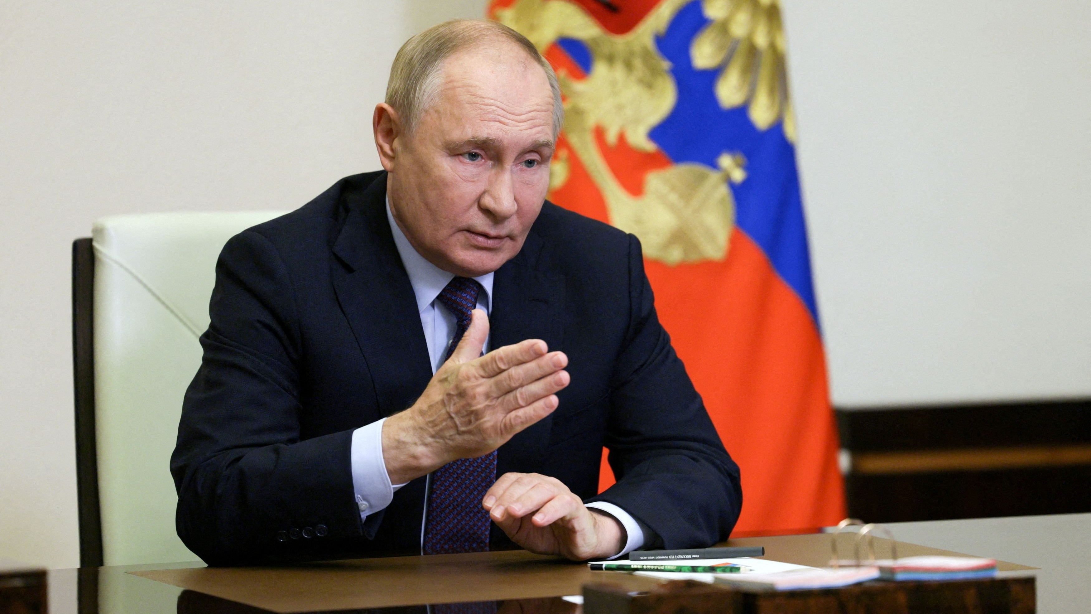 Putin says Russia should consider restricting uranium, titanium and nickel exports