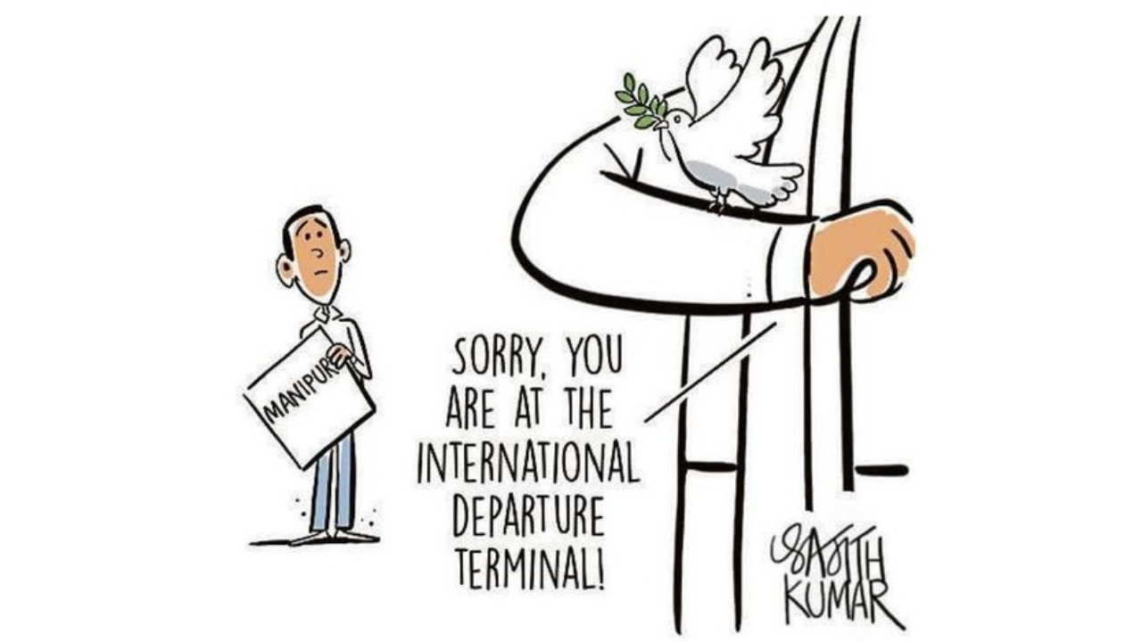 DH Toon | Turning away from Manipur's realities 
