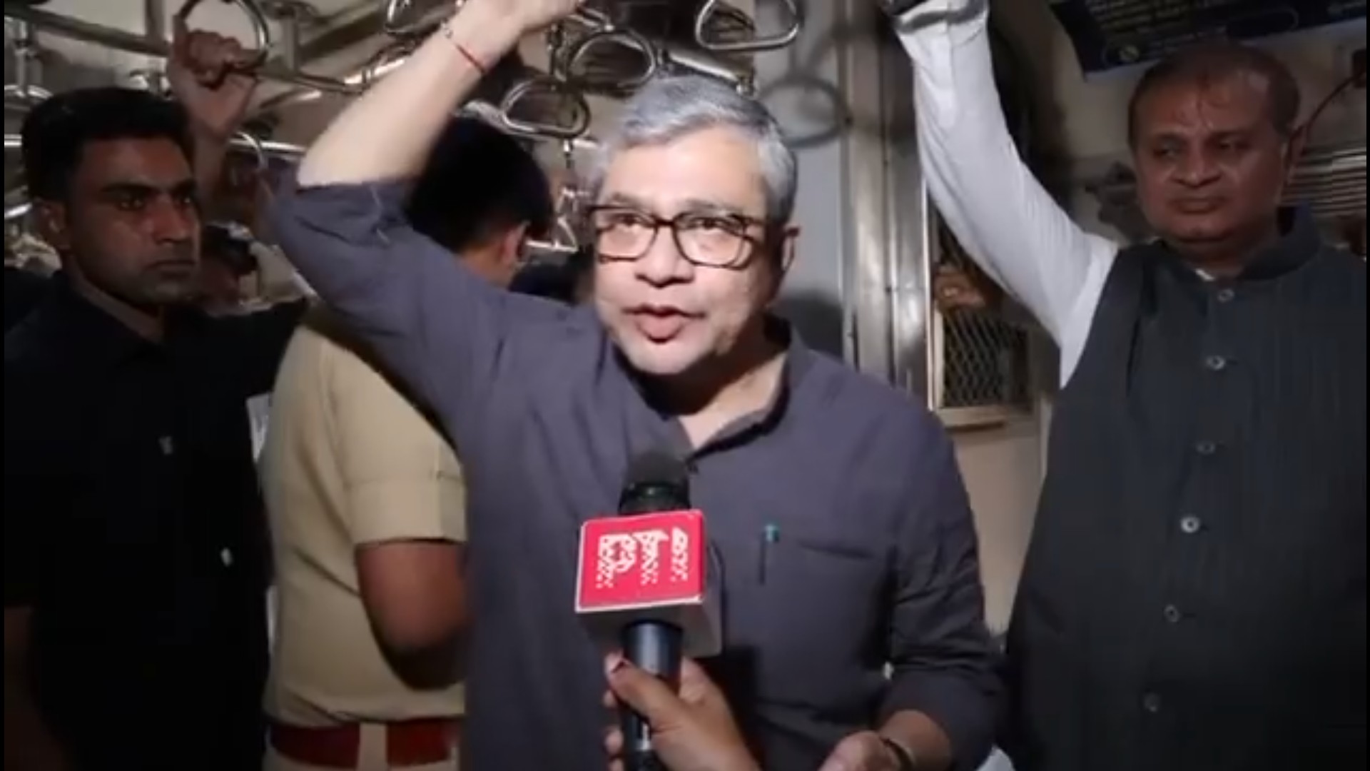 Ashwini Vaishnaw hops on local train, chats with commuters