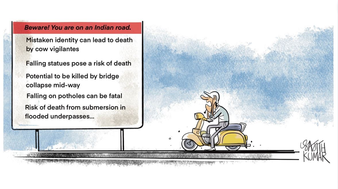DH Toon | Indian road ahead...