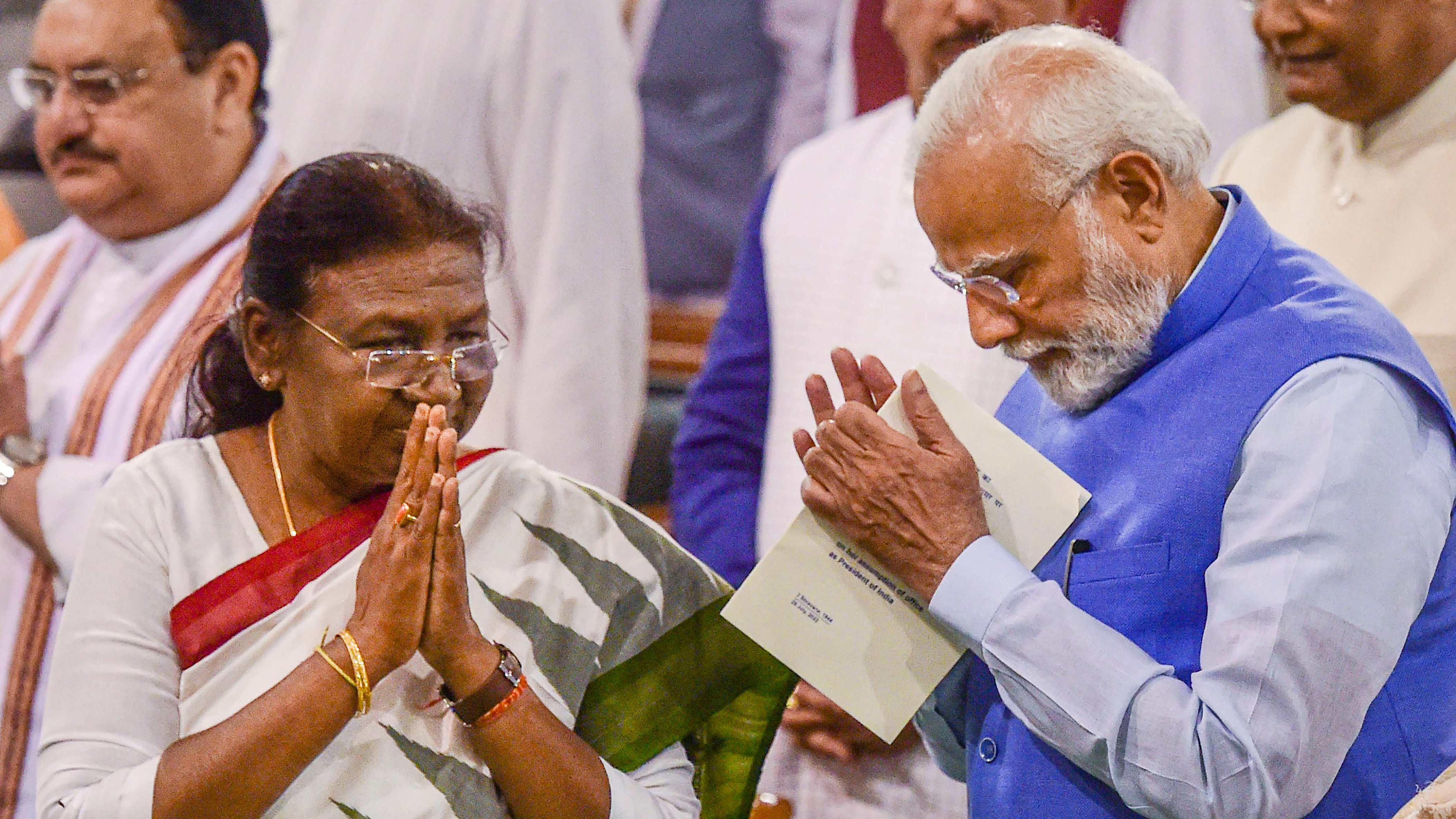 President Droupadi Murmu greets PM Narendra Modi on birthday, says he instilled culture of achieving great goals