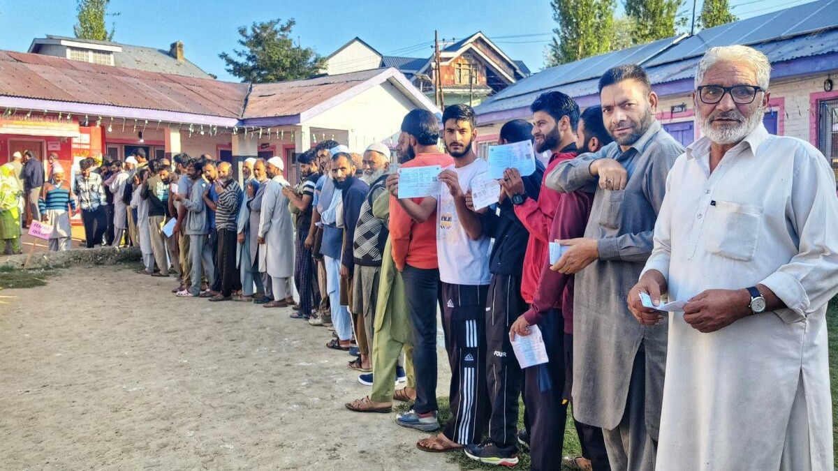 Jammu & Kashmir Assembly Elections 2024 | Voters in large numbers reach polling booths in Chenab valley for phase 1