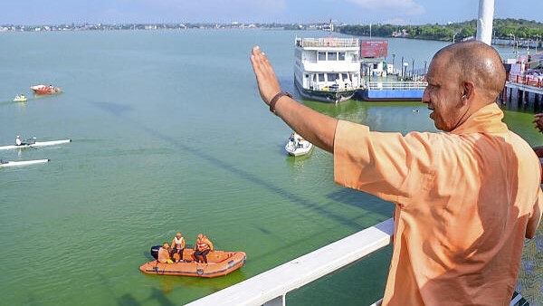 At least people won't be served rotis with spit: UP CM Adityanath after inaugurating floating restaurant