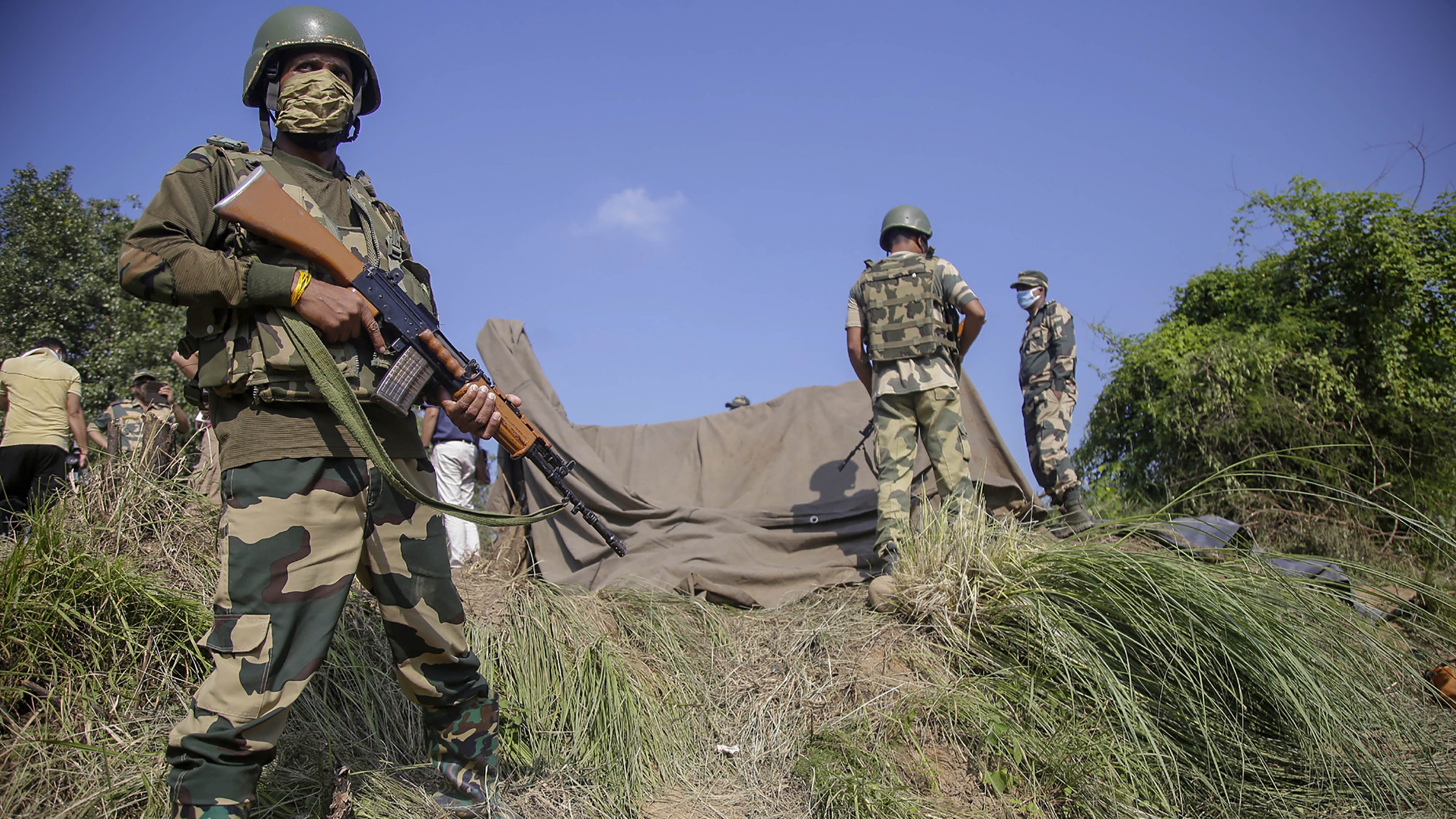 BSF destroys rusted mine in controlled explosion in J&K's Samba