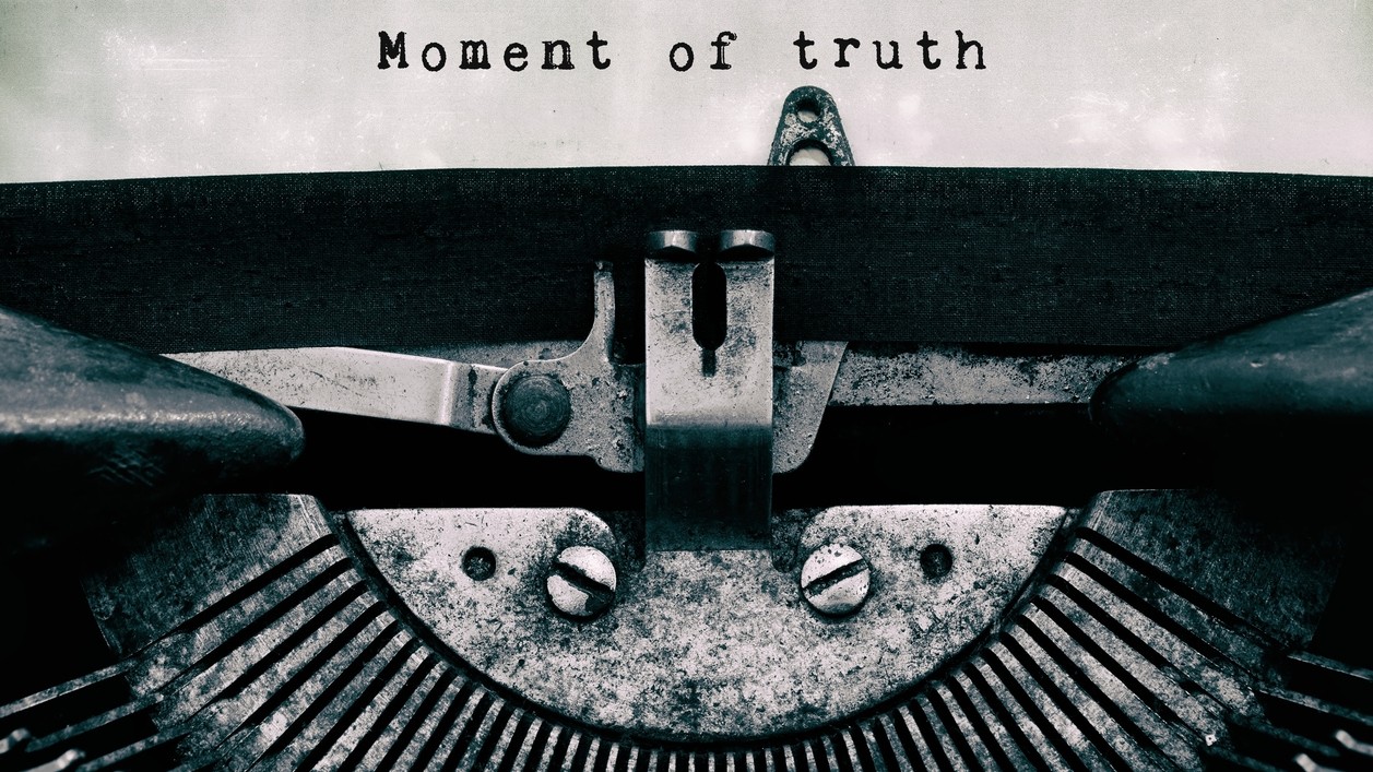 First, choose truth