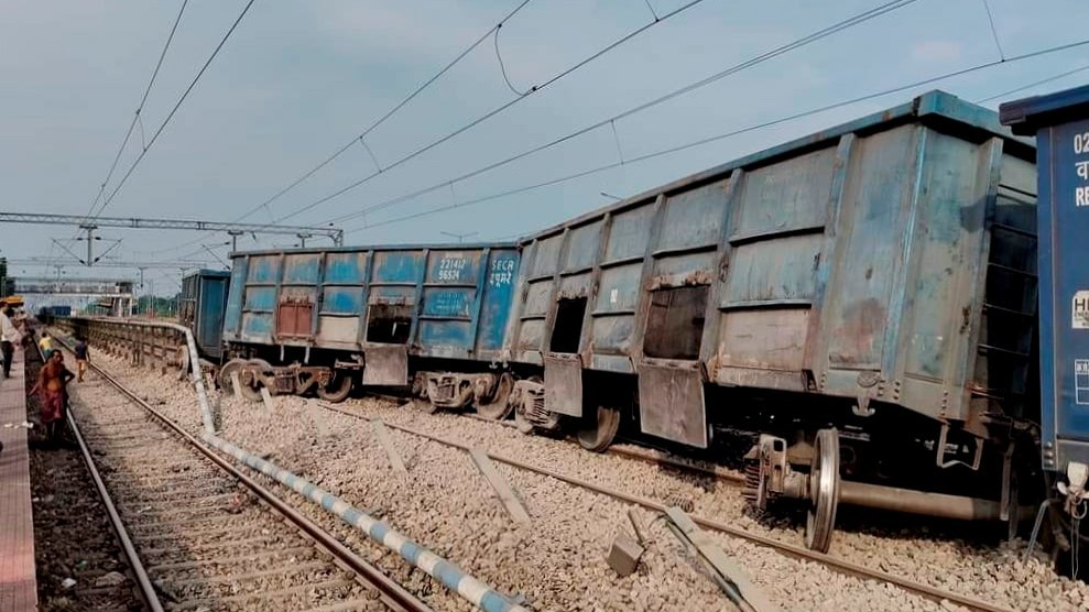 Five wagons of empty goods train derail in West Bengal, none injured: Northeast Frontier Railway
