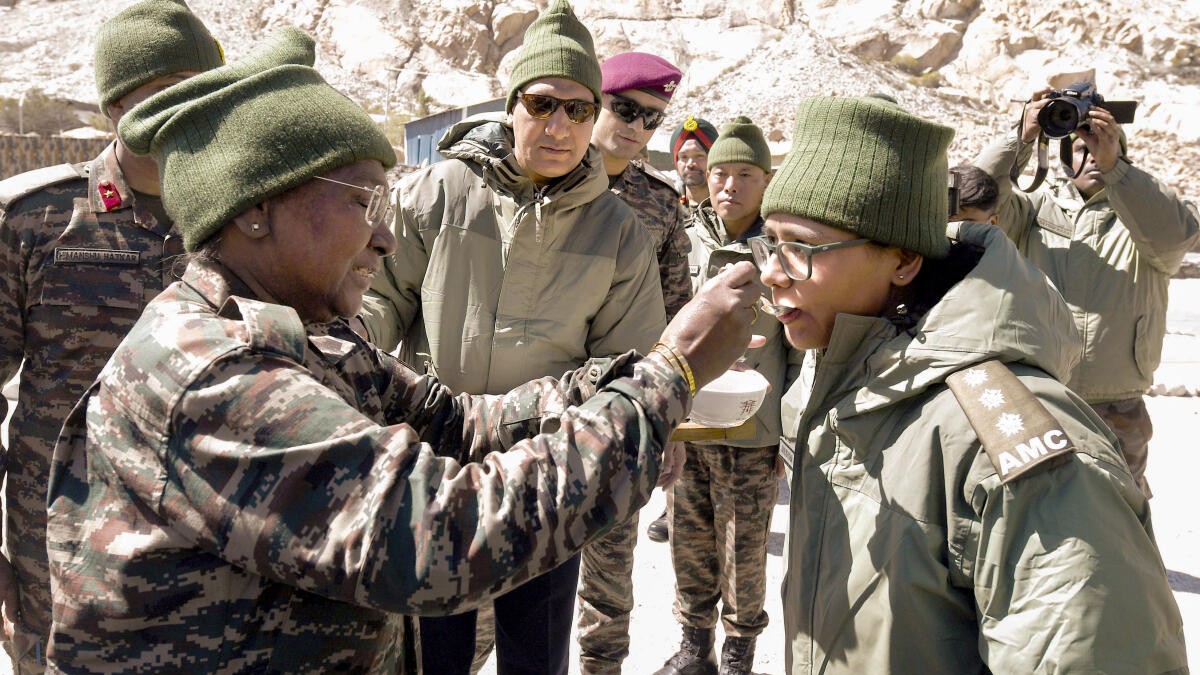President Murmu visits Siachen base camp, tells soldiers all citizens salute their bravery