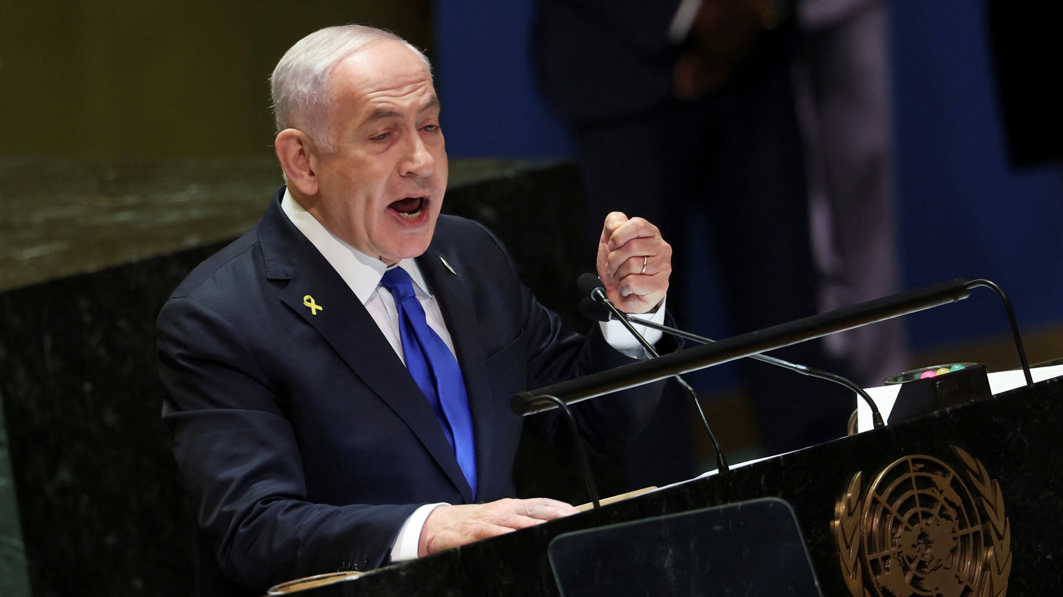 Netanyahu says Israel seeks peace but fighting for life