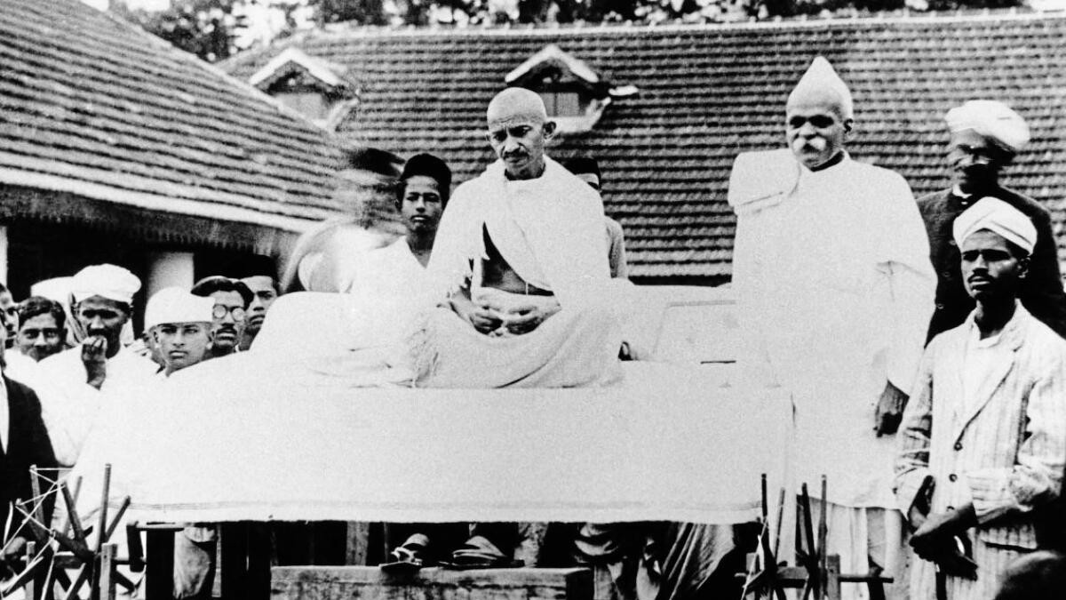 Despite Mahatma Gandhi's disdain for cinema, it has loved him unconditionally