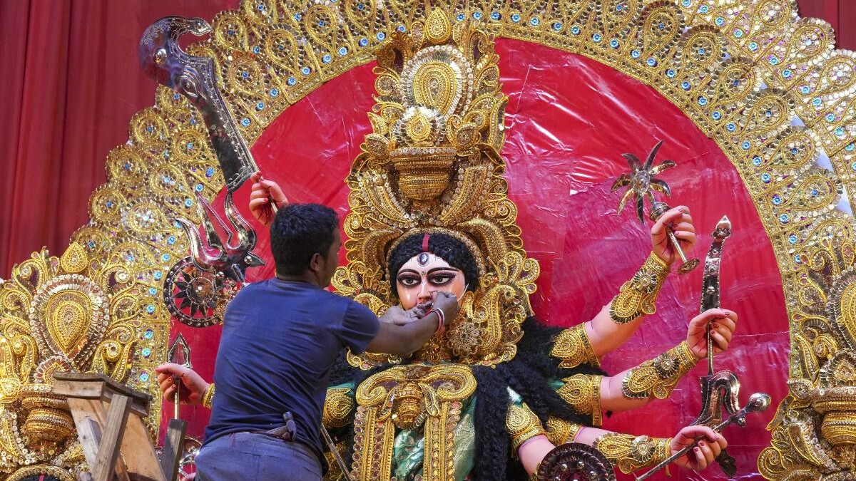 Tensions flare in UP's Gonda over Durga idol placement