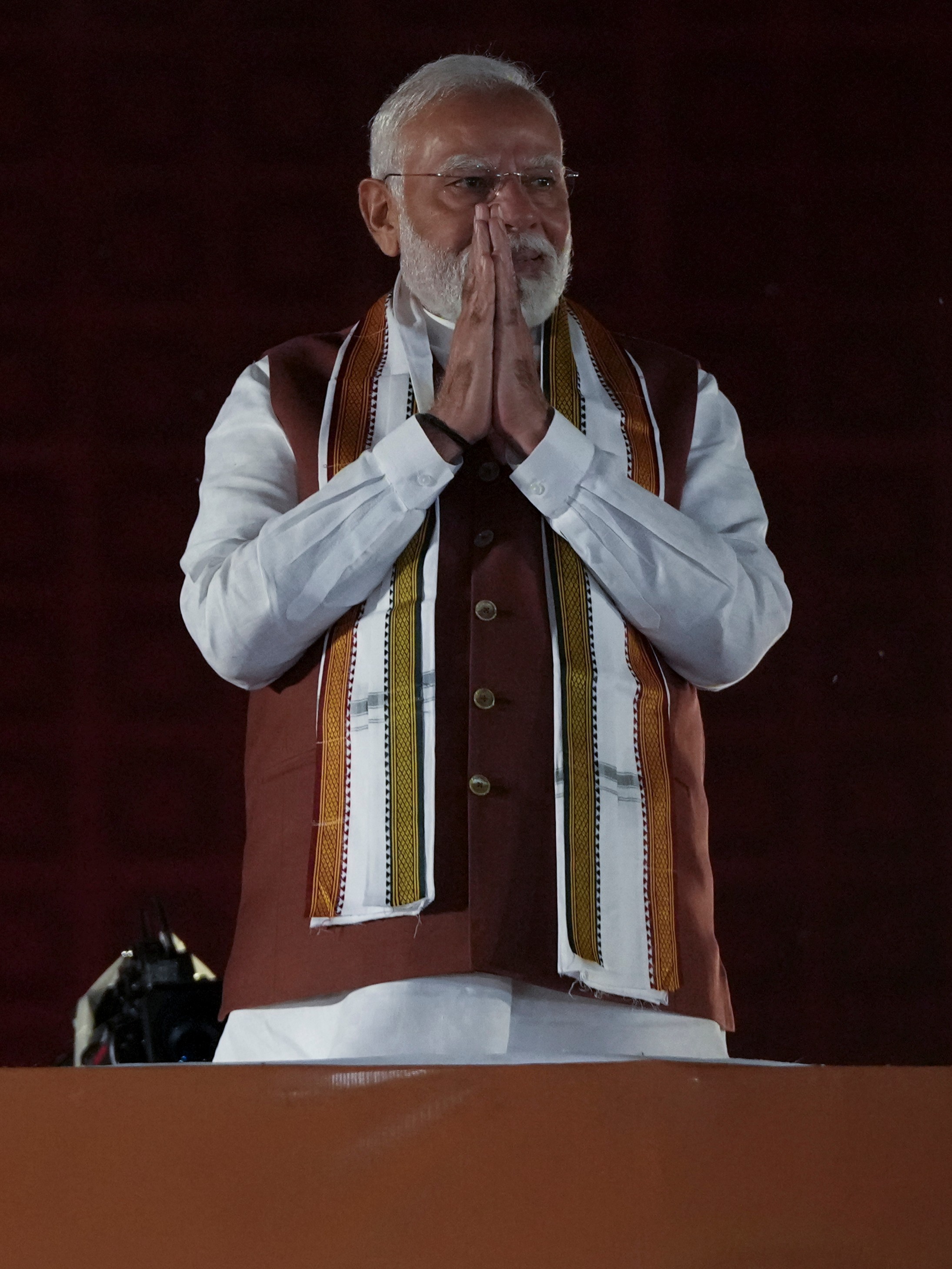 PM Modi visited the BJP headquarters at the national capital after the party's strongest-ever performance in Haryana, and Jammu and Kashmir at the Assembly Elections.