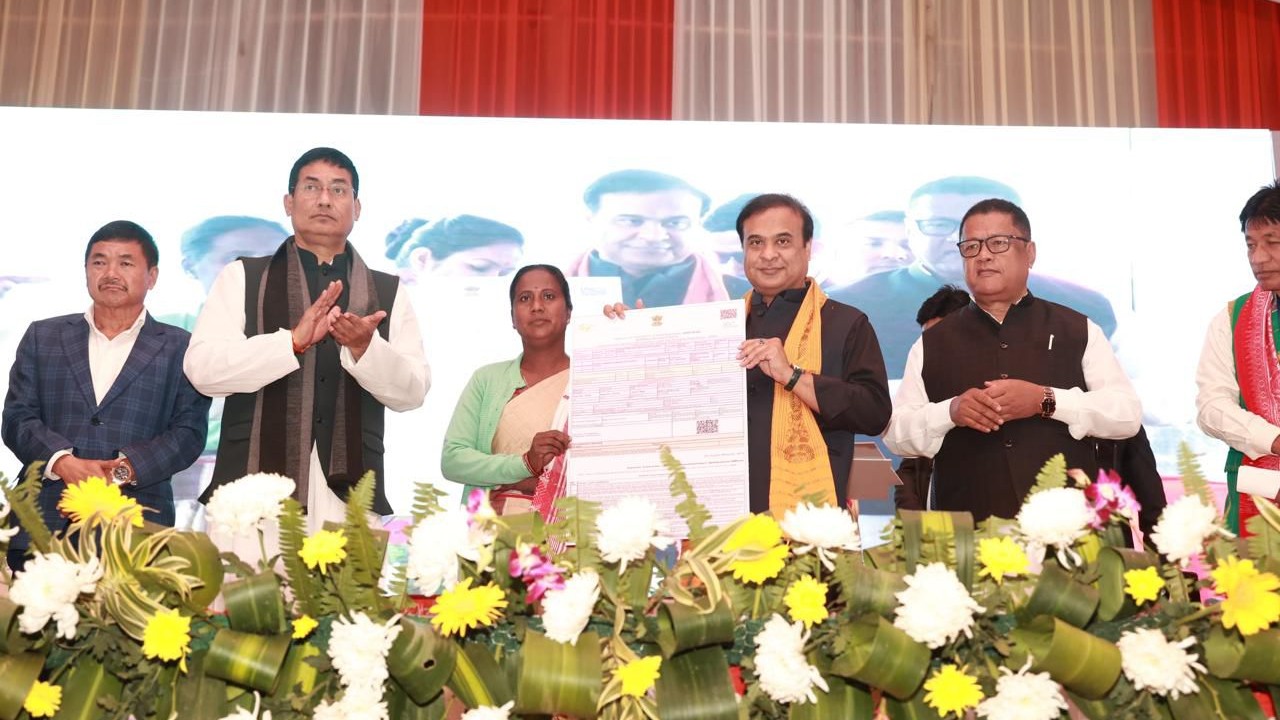Assam CM Himanta launches 3rd edition of land rights scheme for indigenous people in state