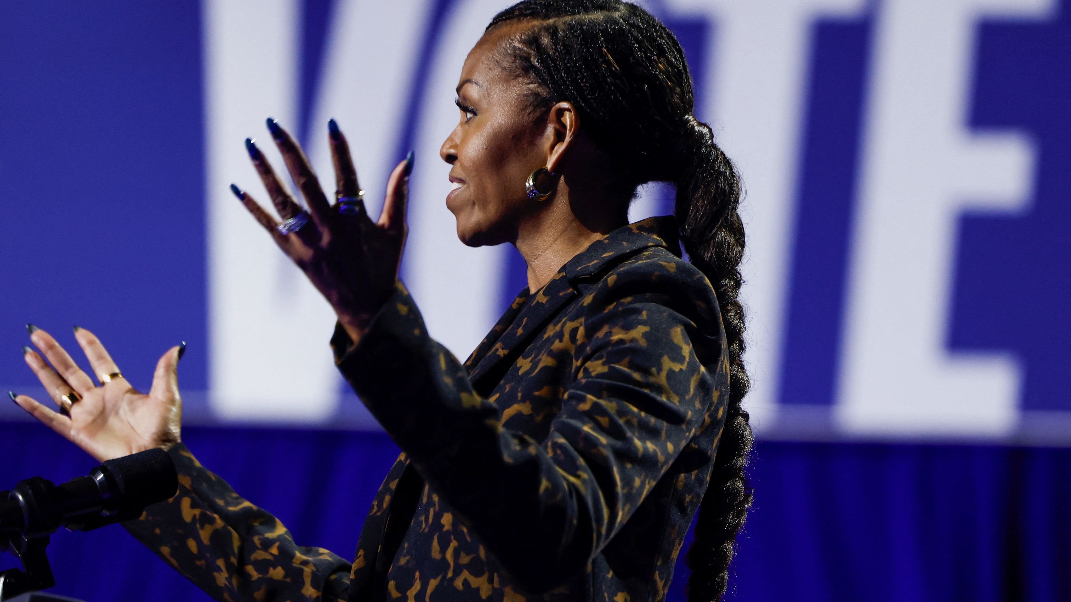 Michelle Obama makes a searing appeal to men: 'Take our lives seriously'