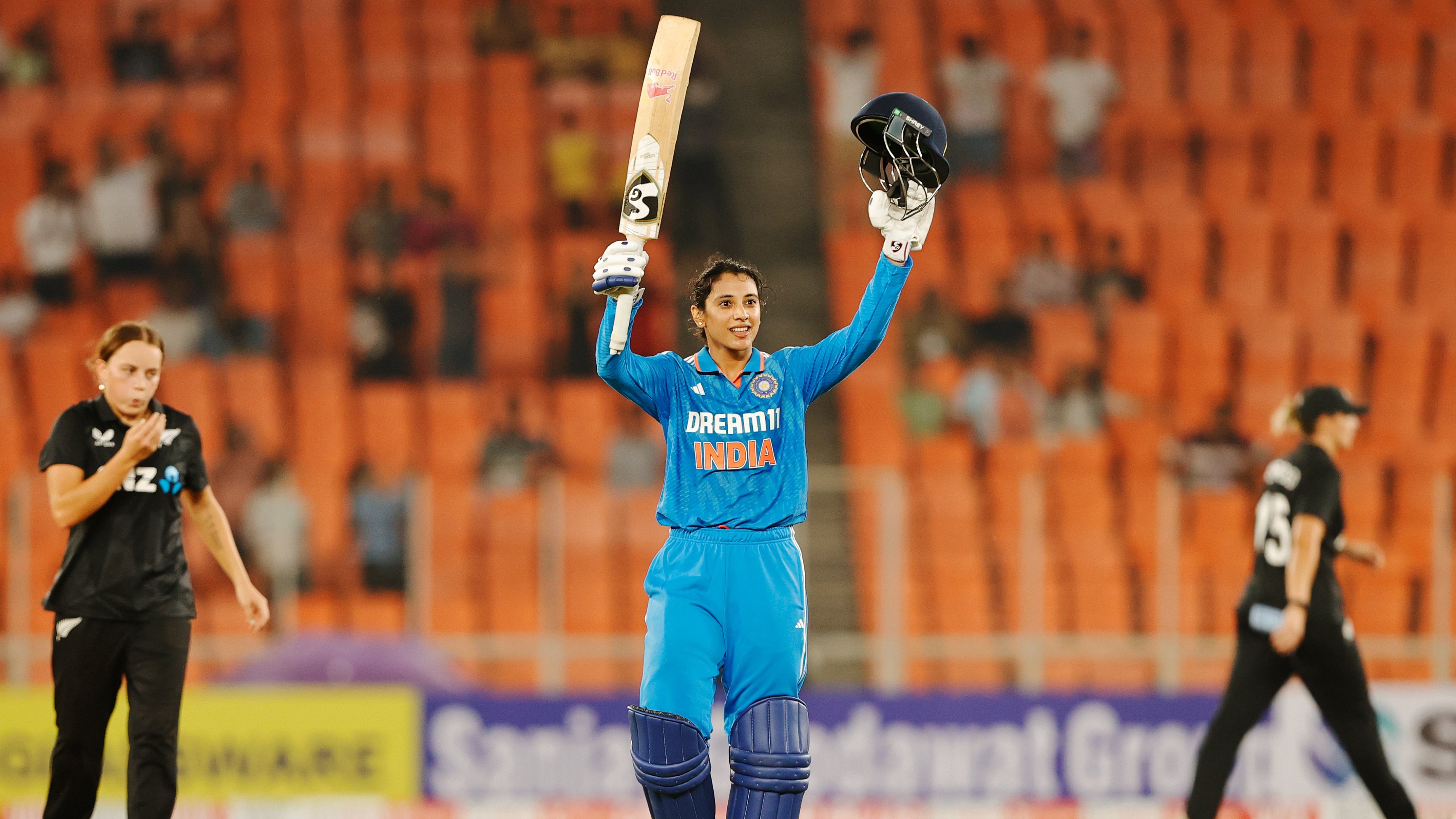 Smriti Mandhana slams 8th ODI century as Indian women seal series against New Zealand