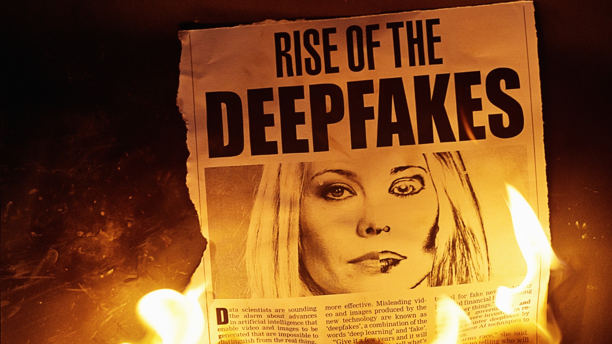 Fake images and social media posts undermine trust in democratic systems. The US is finding out