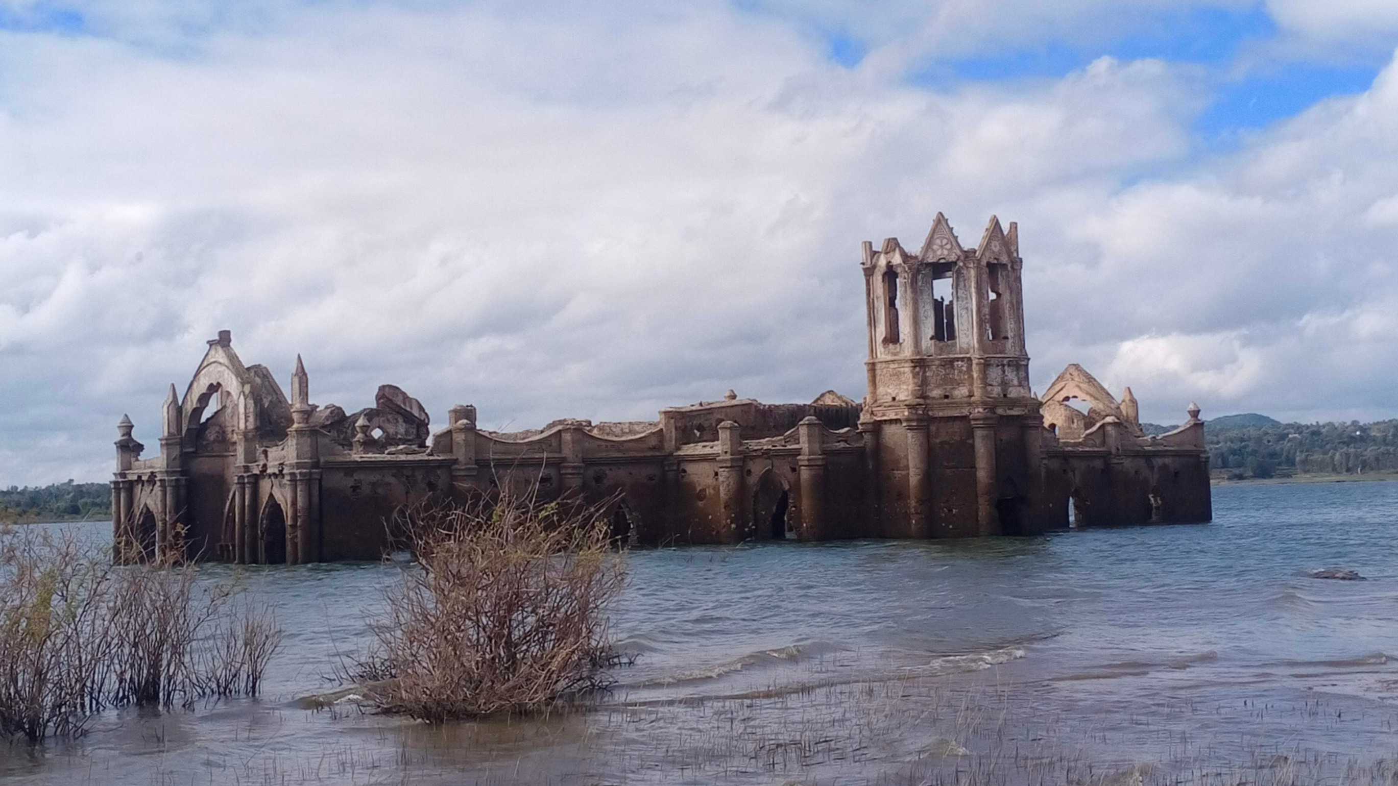Church Inside The Lake - Shettihalli