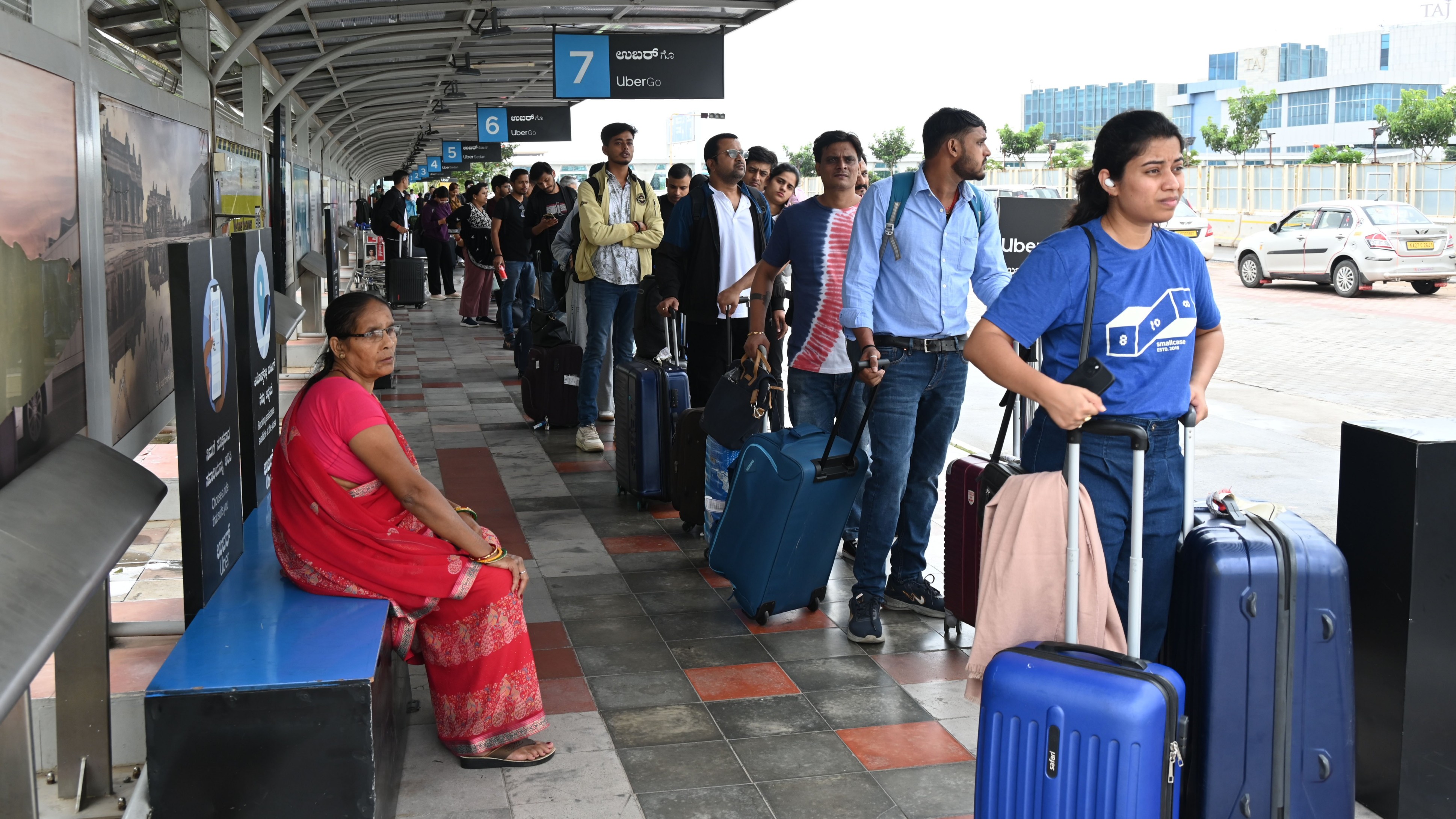 Cab shortage leads to long queues at Bengaluru airport