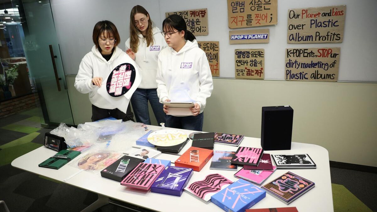 K-pop's profligate CD output draws fire as South Korea hosts plastic waste talks