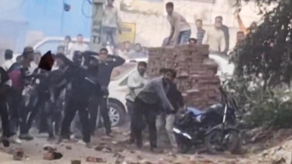 UP mosque survey violence: Three dead; mob torches vehicles, pelt stones