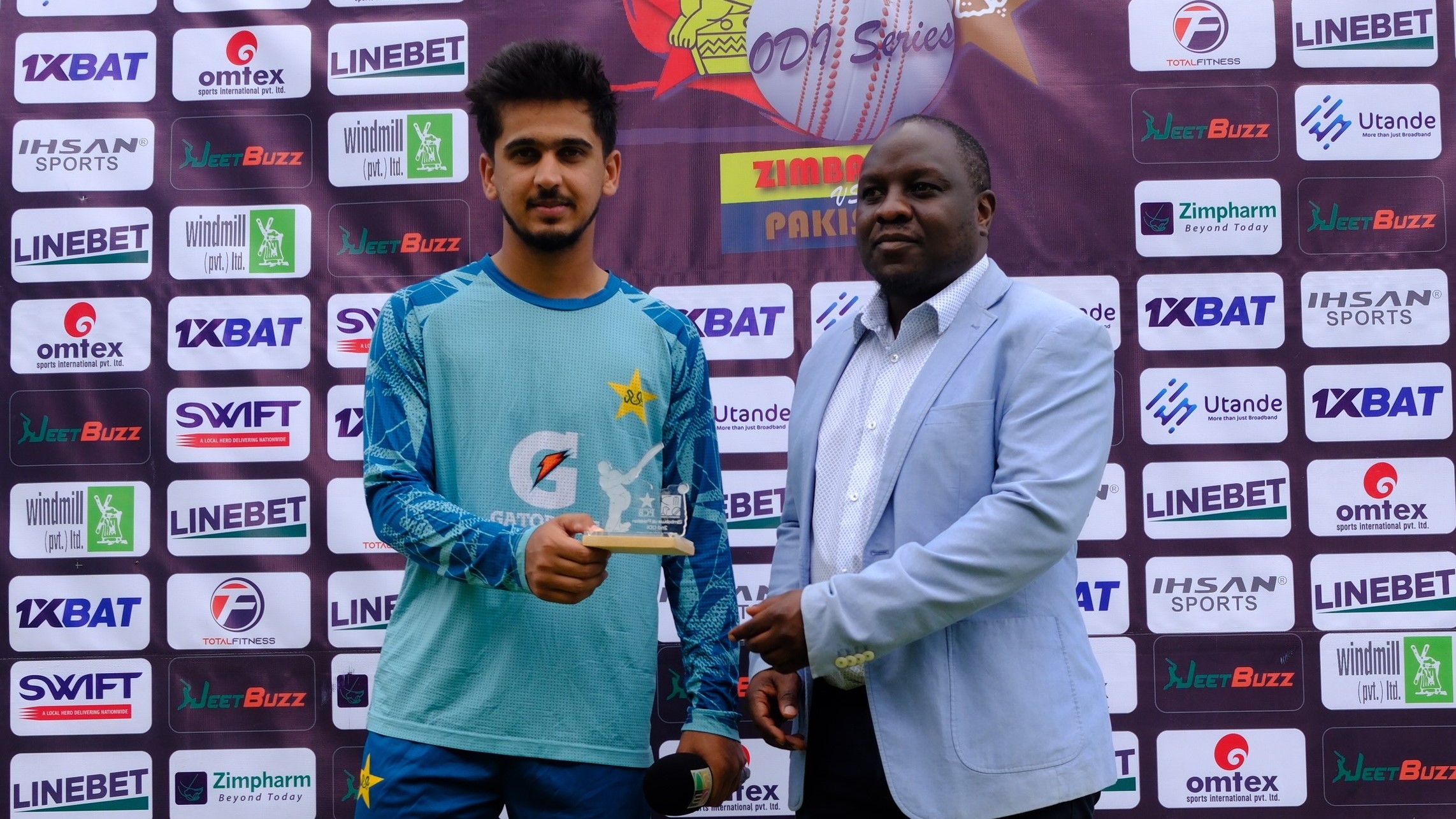 Saim's century helps Pakistan to comprehensive win over Zimbabwe