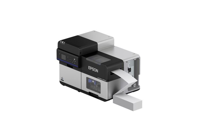 Epson ColorWorks CW-C8050 High-Speed 4-inch Color Inkjet Label Printer.